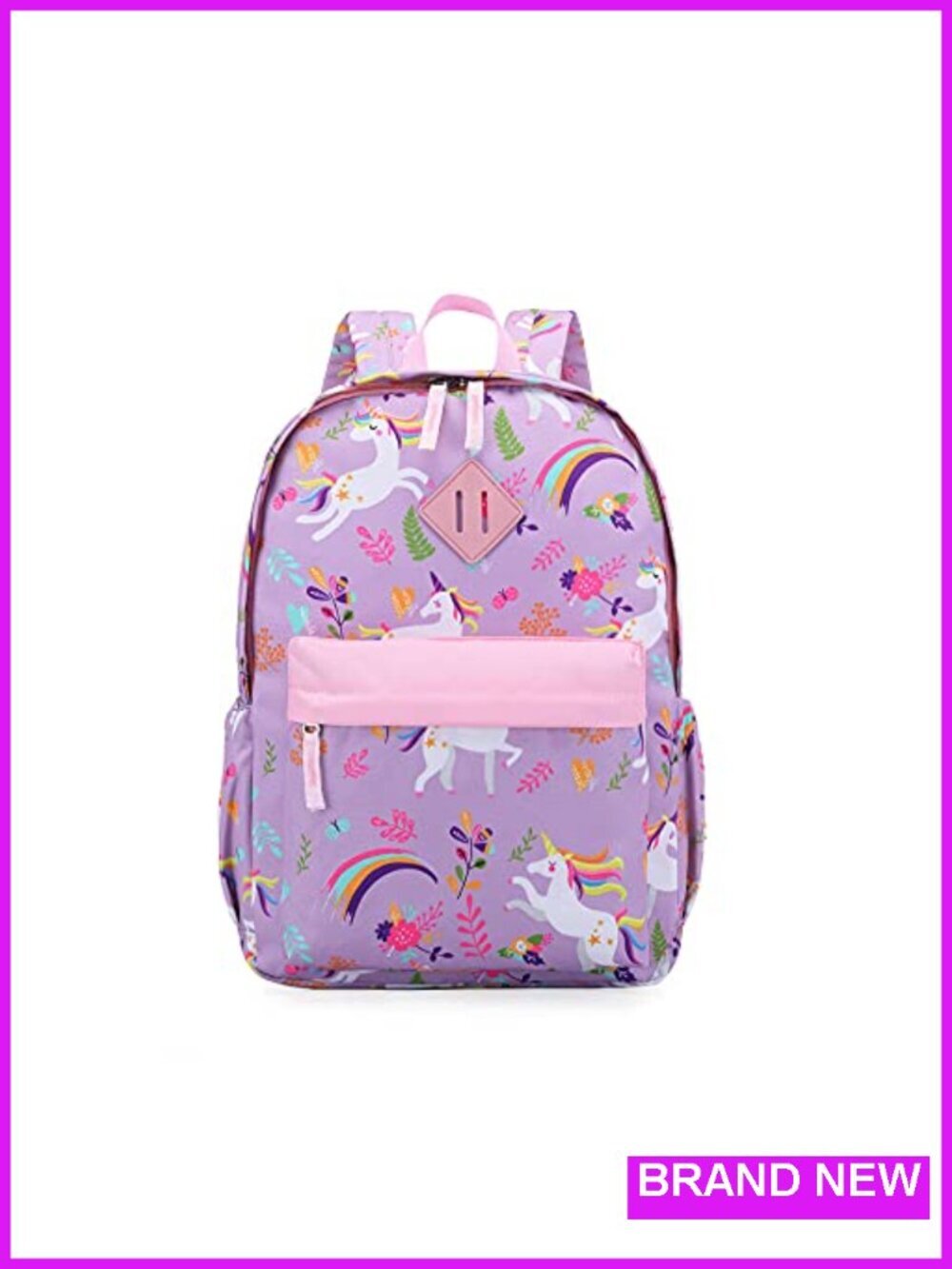 Kids' Backpack with Chest Strap - Waterproof Lightweight School Daypack